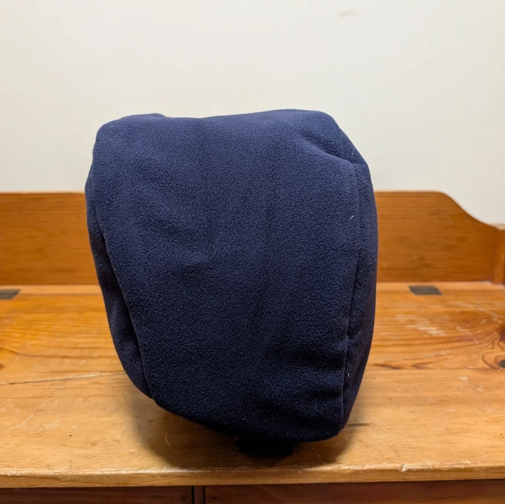 L.L.Bean AmeriBag Healthy Back Bag Fleece Sling Backpack Blue